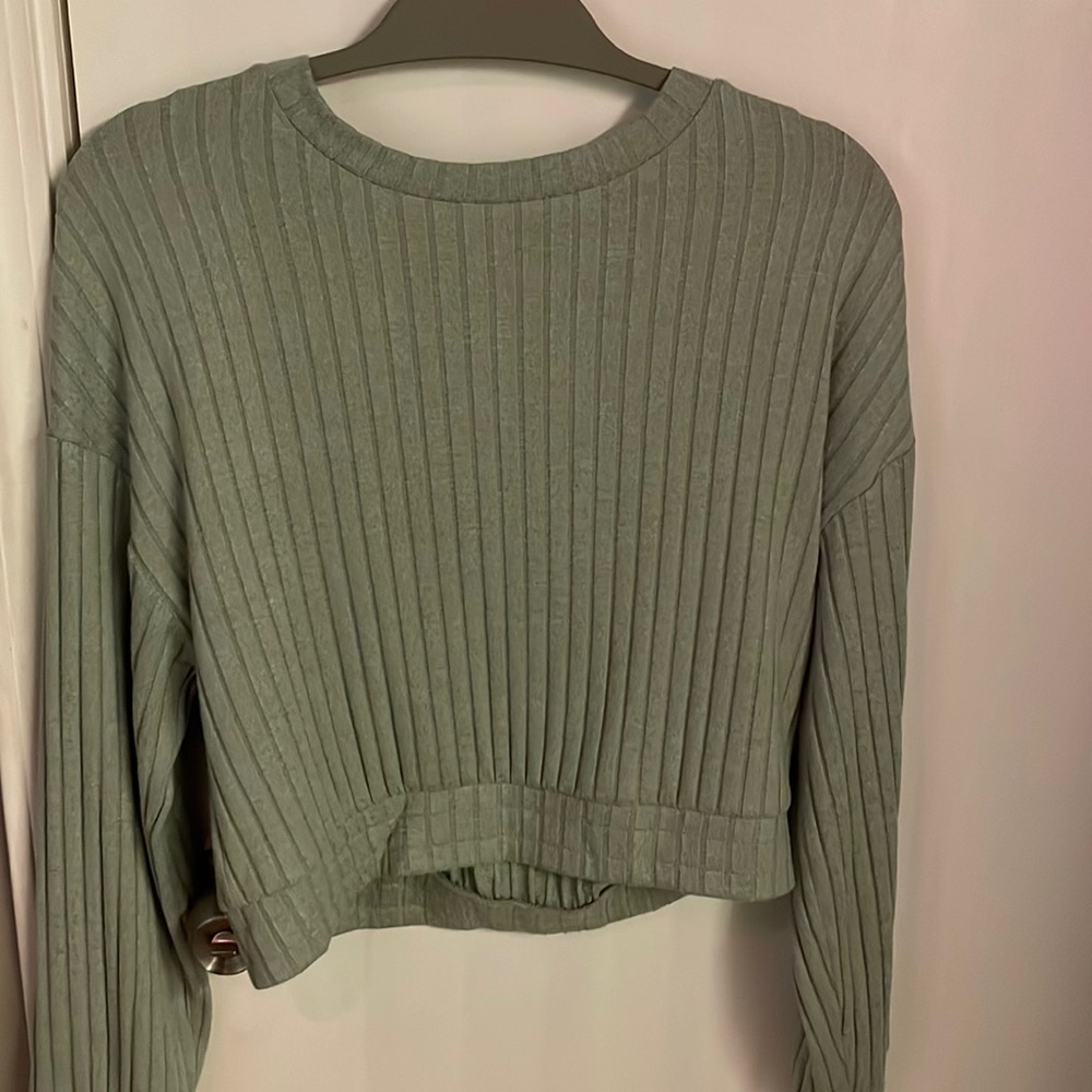 Sage green sweater from Gilly Hicks by Hollister, super soft!